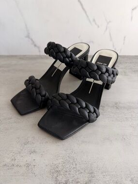 Dolce Vita Paily Heels Sandals in Black Size 7